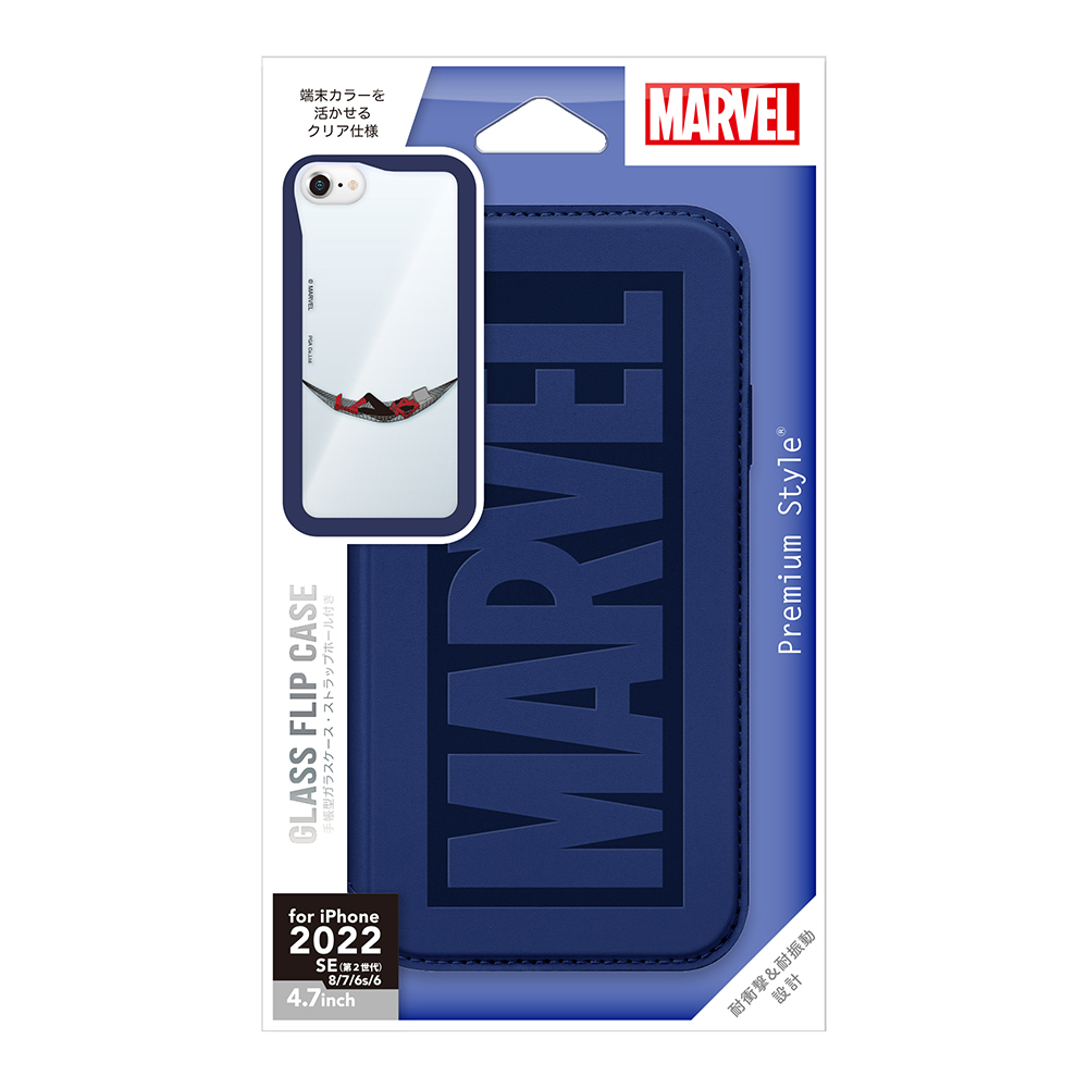 Premium Style MARVELX^[EEH[YfUCiPhone SE 3ɑΉP[X