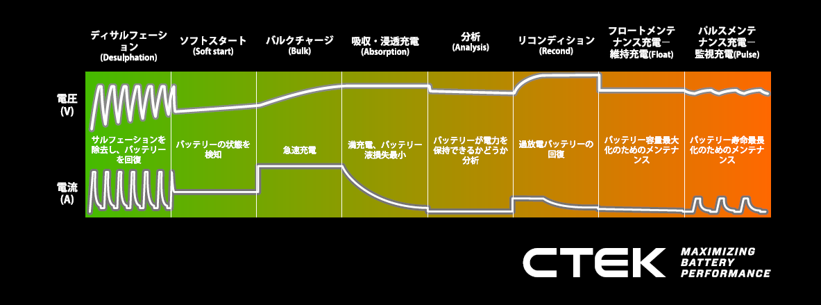 12V/24V~obe[ɑΉv[XɉCTEK\obe[[dZbguWHCT 12/24Vv8/10̔Jn