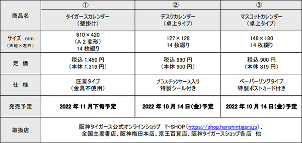 \ 2023 HANSHIN TIGERS CALENDAR \u_^CK[X 2023NŃJ_[i3ށjv107ijʐM̔ɂĐstJnI