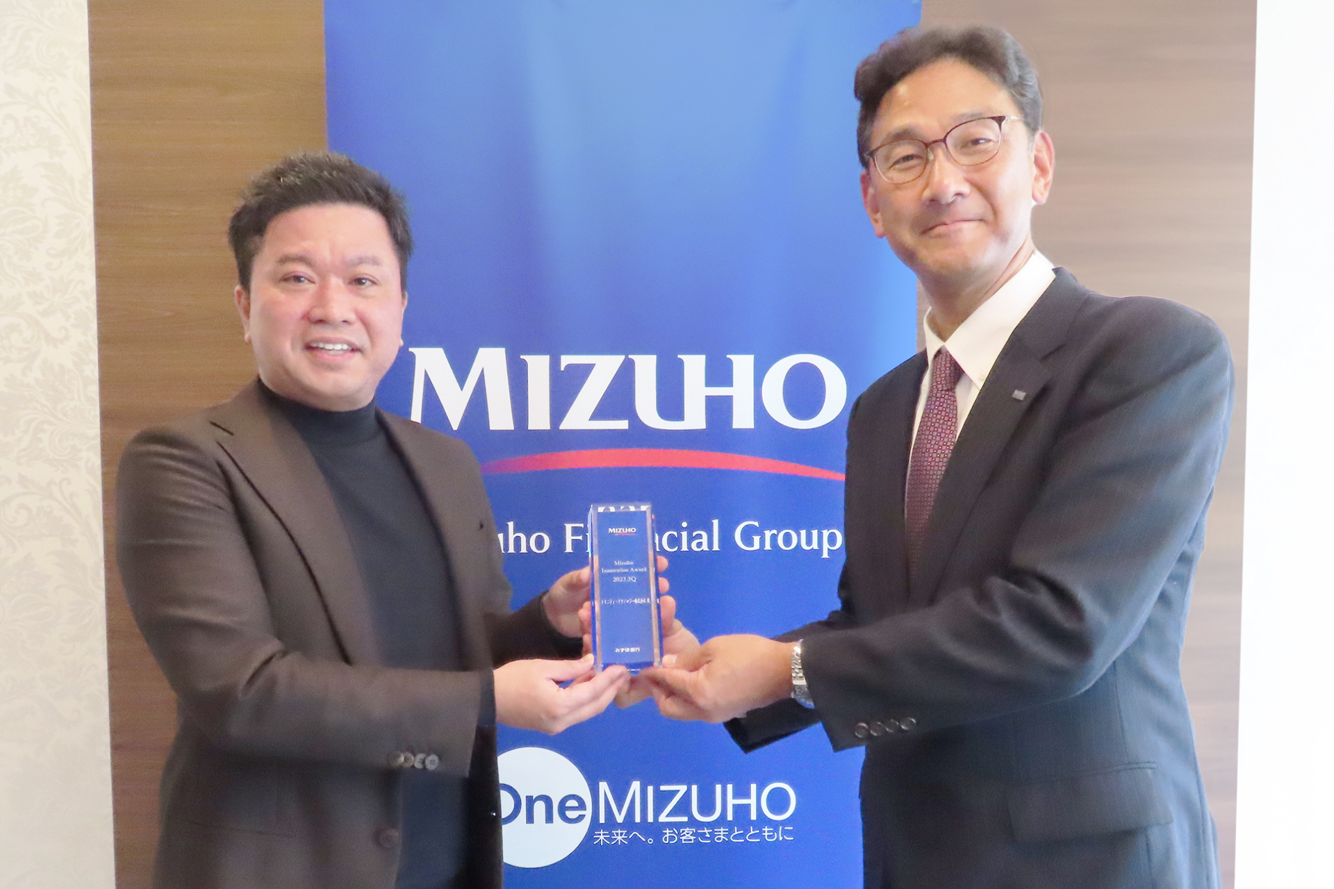 uX}[gƑMvuЂہv񋟂gjeBEeNmW[Mizuho Innovation Award