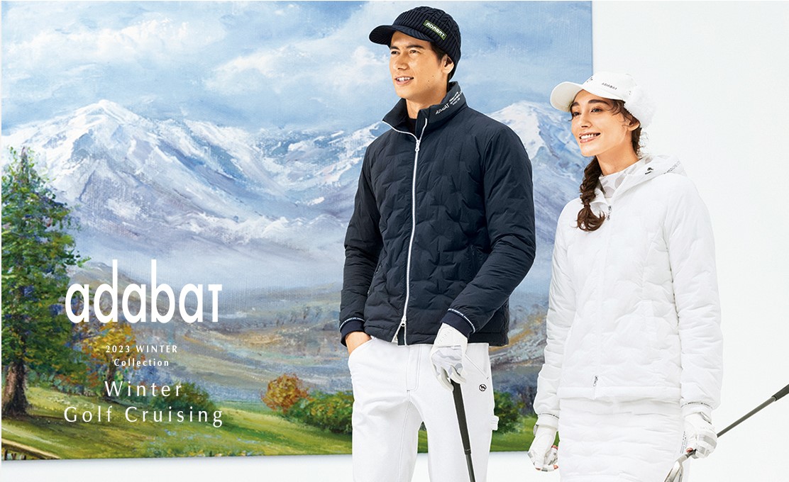 uadabatiA_obgjv ~̃EhgyރStEFAI 2023 Winter CollectionwGOLF CRUISINGxJ