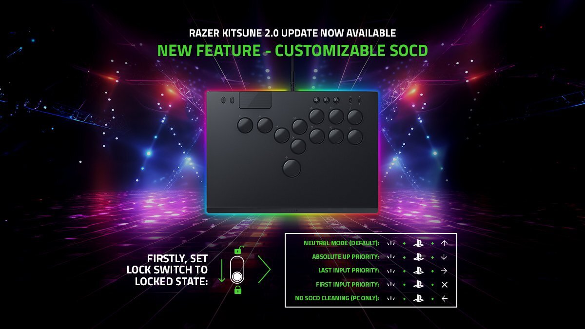 Razer̃o[XA[P[hRg[[uRazer KitsunevVSOCD[h̕ύXɑΉ