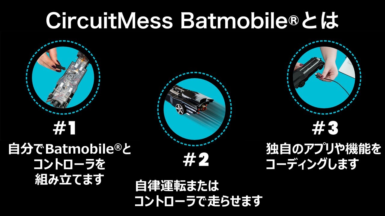 őgݗāEvO~Oē郍{bgJ[oISTEMLbg CircuitMess Batmobile(R)8/29܂Ŕ̔