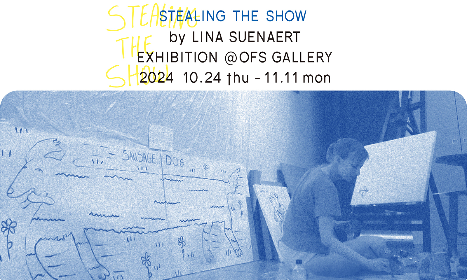 xM[og̃A[eBXgLina SuenaertɂWuStealing The Showv10/24()OFS GALLERYɂĊJ