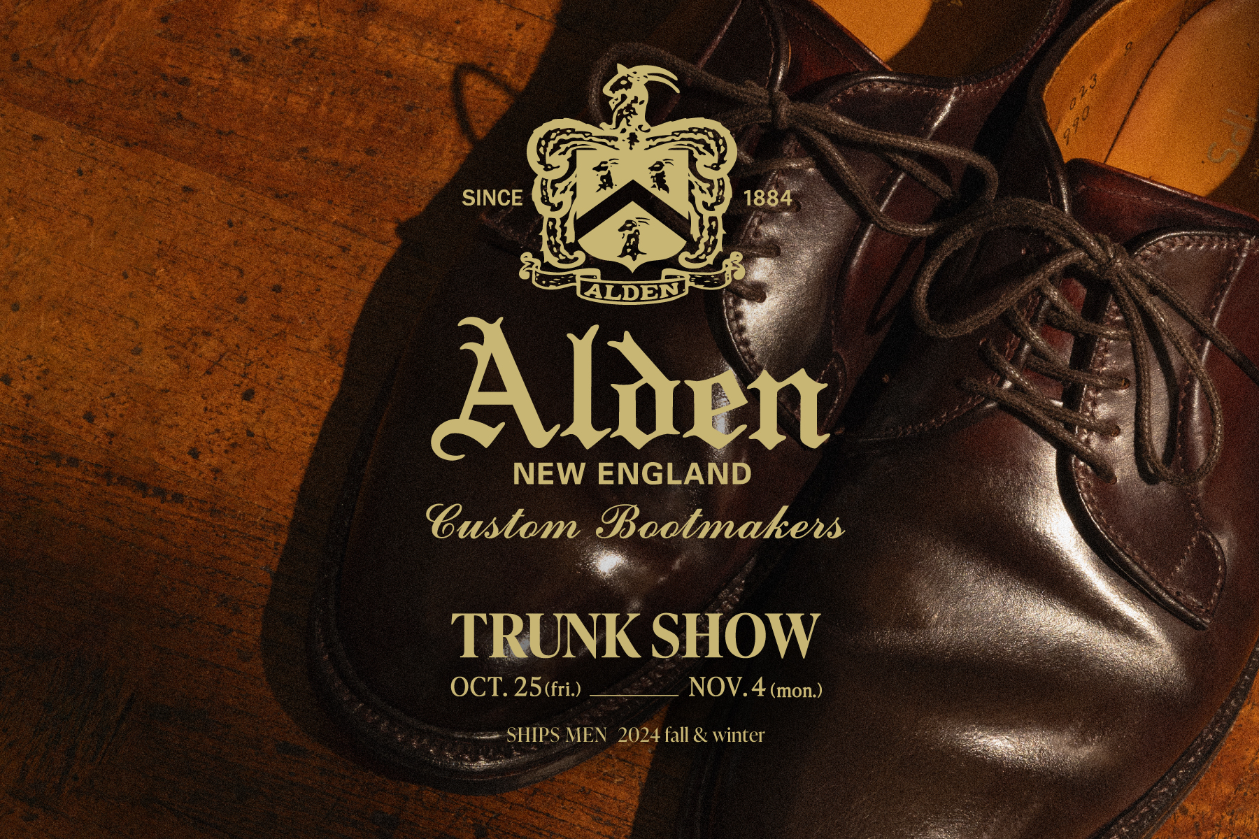 yALDEN Trunk ShowzҖ]̑Kׁ͓I1025()AVbvX2X܂ŌJÁI