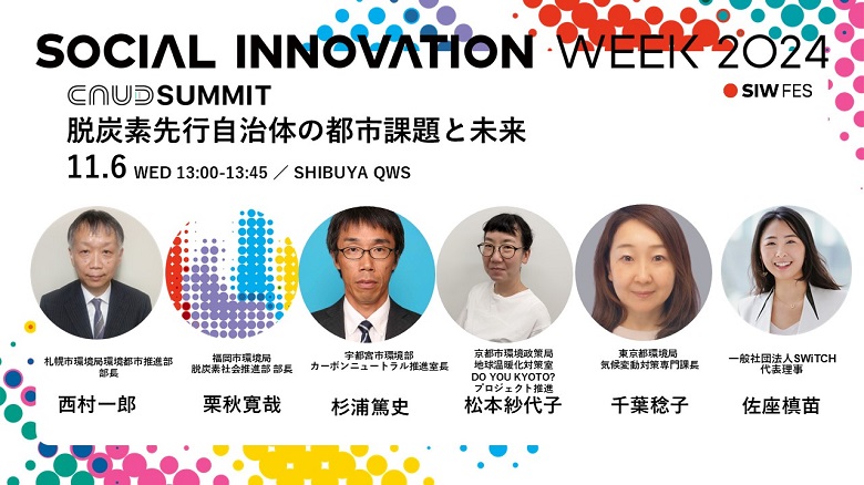 y_CLzuSOCIAL INNOVATION WEEK 2024vɂāACNUD SUMMIT uDAIKIN Presents gSHIBUYA GREEN SHIFT DAYhvJ