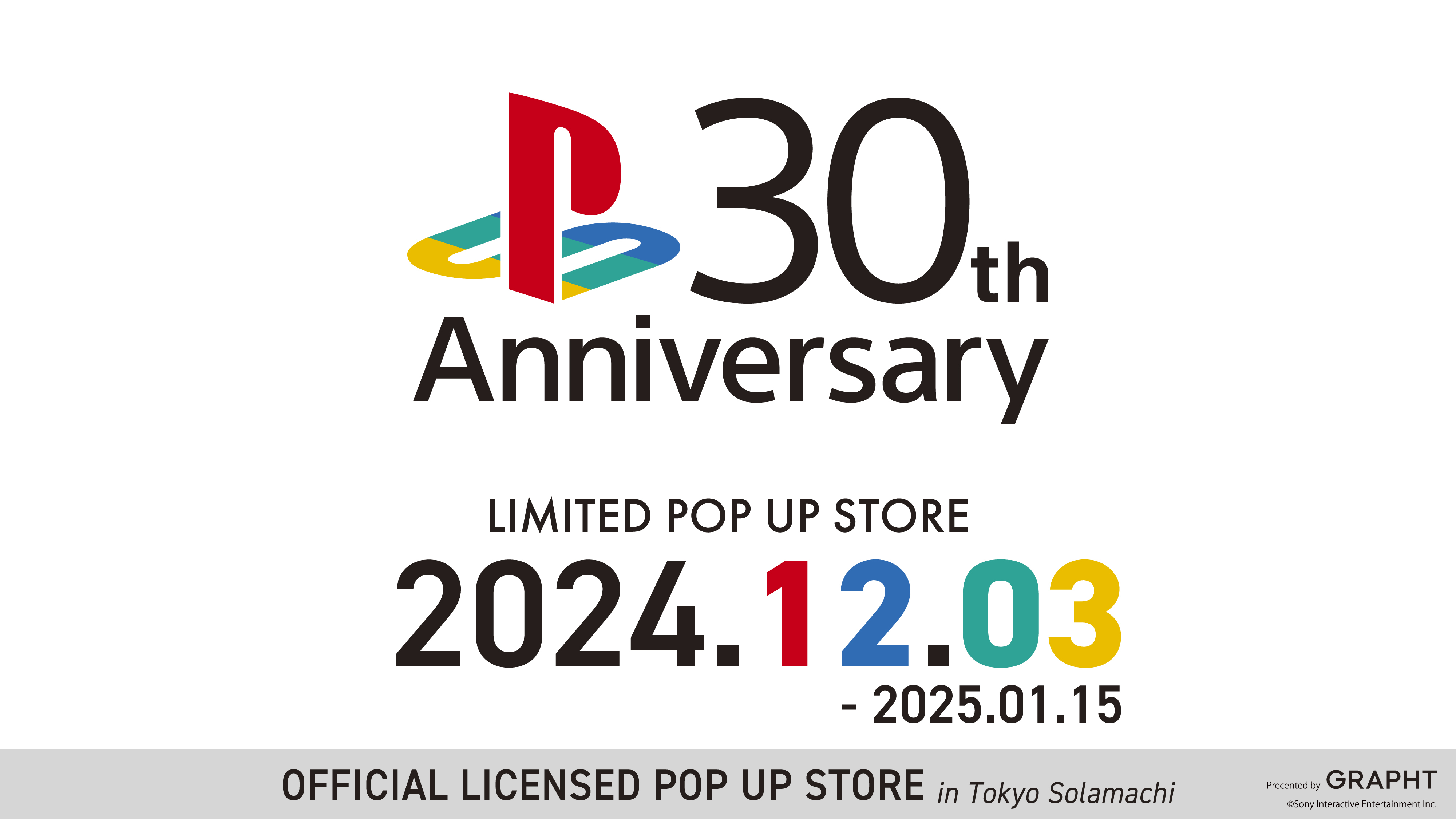 PlayStation(R) 30NLO@JÒ́wPlayStation(TM) Official Licensed POP UP STORE by GRAPHT in \}`(R)xɂčwҌmxeByьJ[ACeo