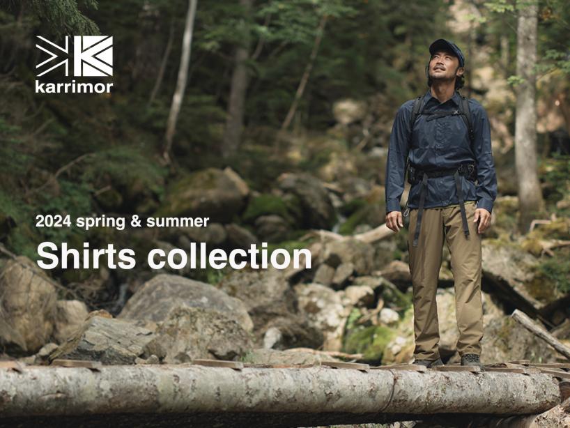 karrimorAyʂőɗDꂽPERTEXQUANTUM AIRfނ̗pShirts Collection3{蔭Jn