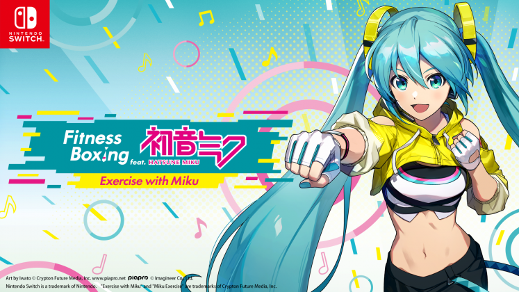 Nintendo Switch \tguFitness Boxing feat. HATSUNE MIKUvċyэBnł̔Jn̂m点