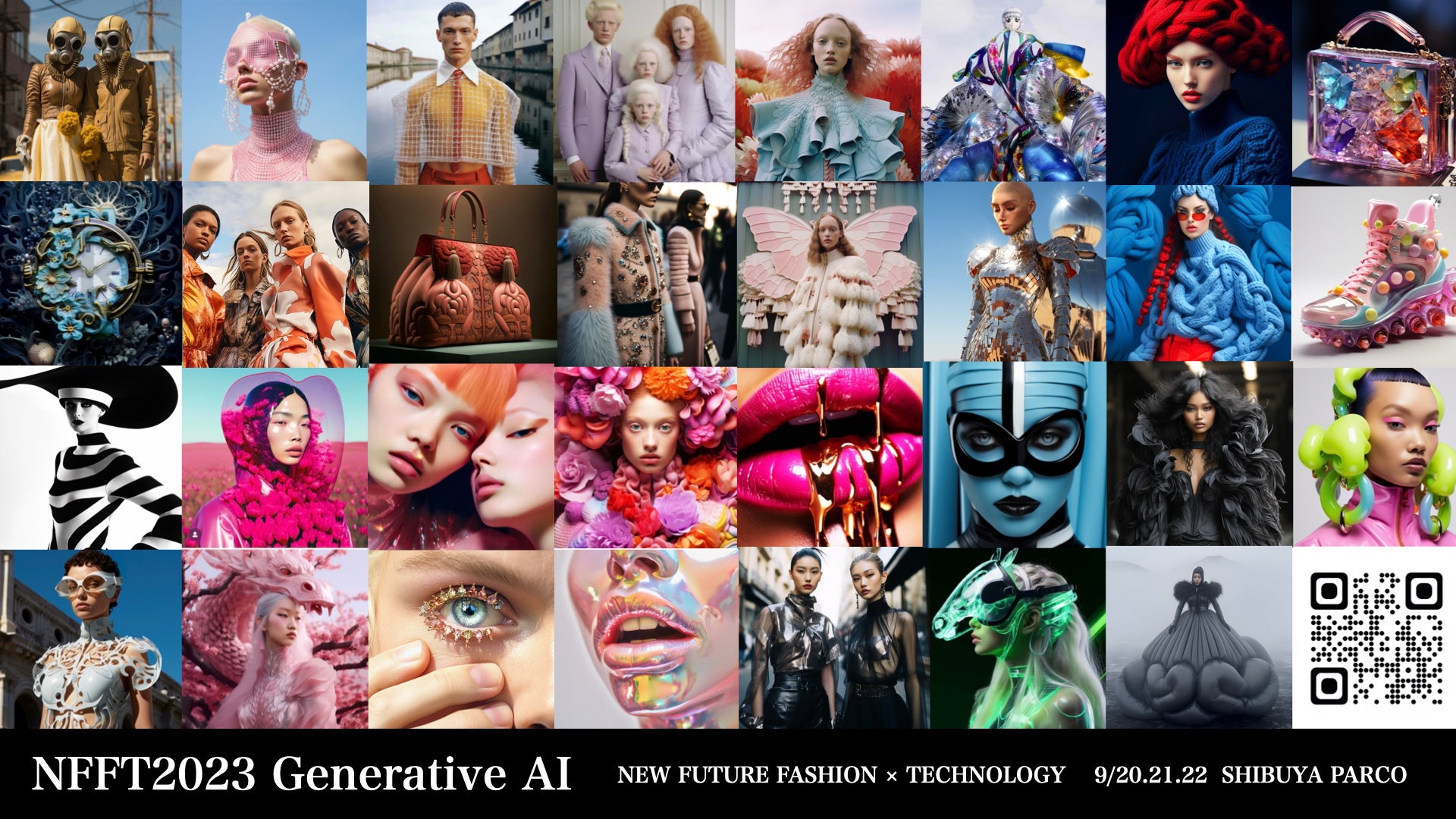 wNFFT2023 Generative AI x Fashion WxNEW FUTURE FASHION ~ TECHNOLOGYɊۈ()^ŎQ