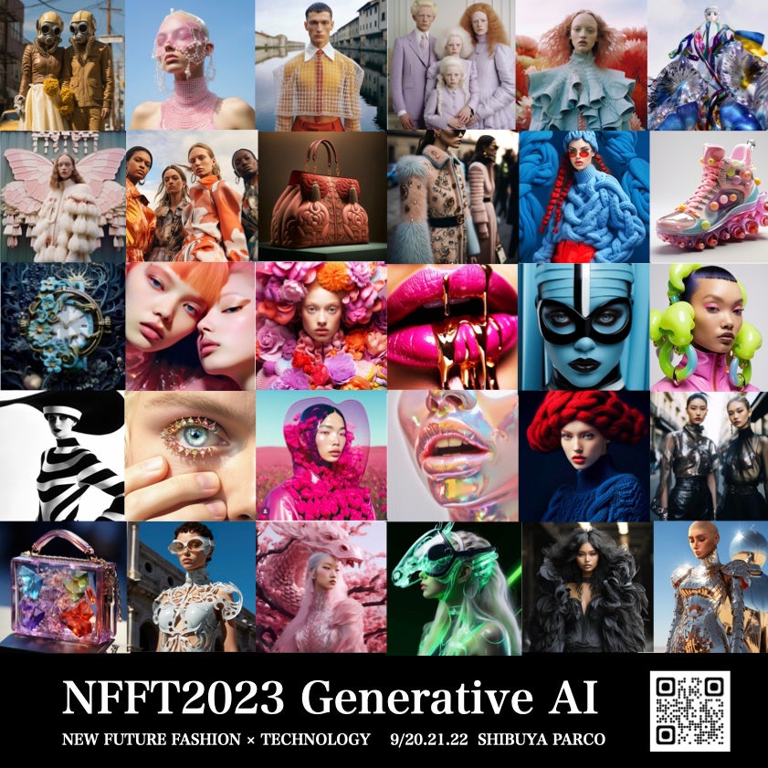 wNFFT2023 Generative AI x Fashion WxNEW FUTURE FASHION ~ TECHNOLOGYɊۈ()^ŎQ