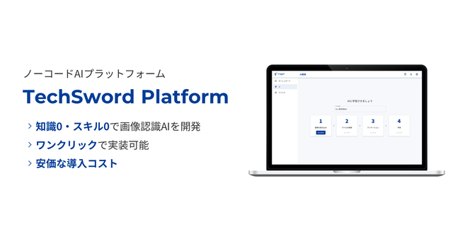 RwAIx`[TechSwordAGWjAłŒZŉ摜FAIJEłm[R[hAIvbgtH[uTechSword Platformvł̒񋟂Jn