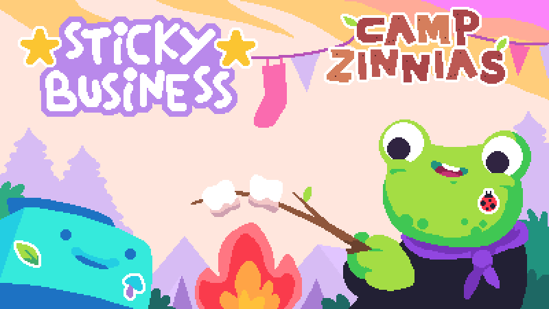 Assemble Entertainment́uSticky Businessv܂Ă𖞋iłVDLCuCamp ZinniasvoI