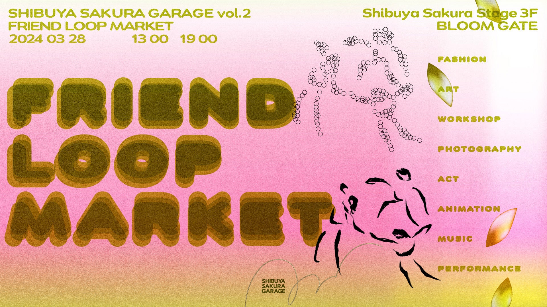 SHIBUYA SAKURA GARAGE vol.2 FRIEND LOOP MARKET@JÂ̂点