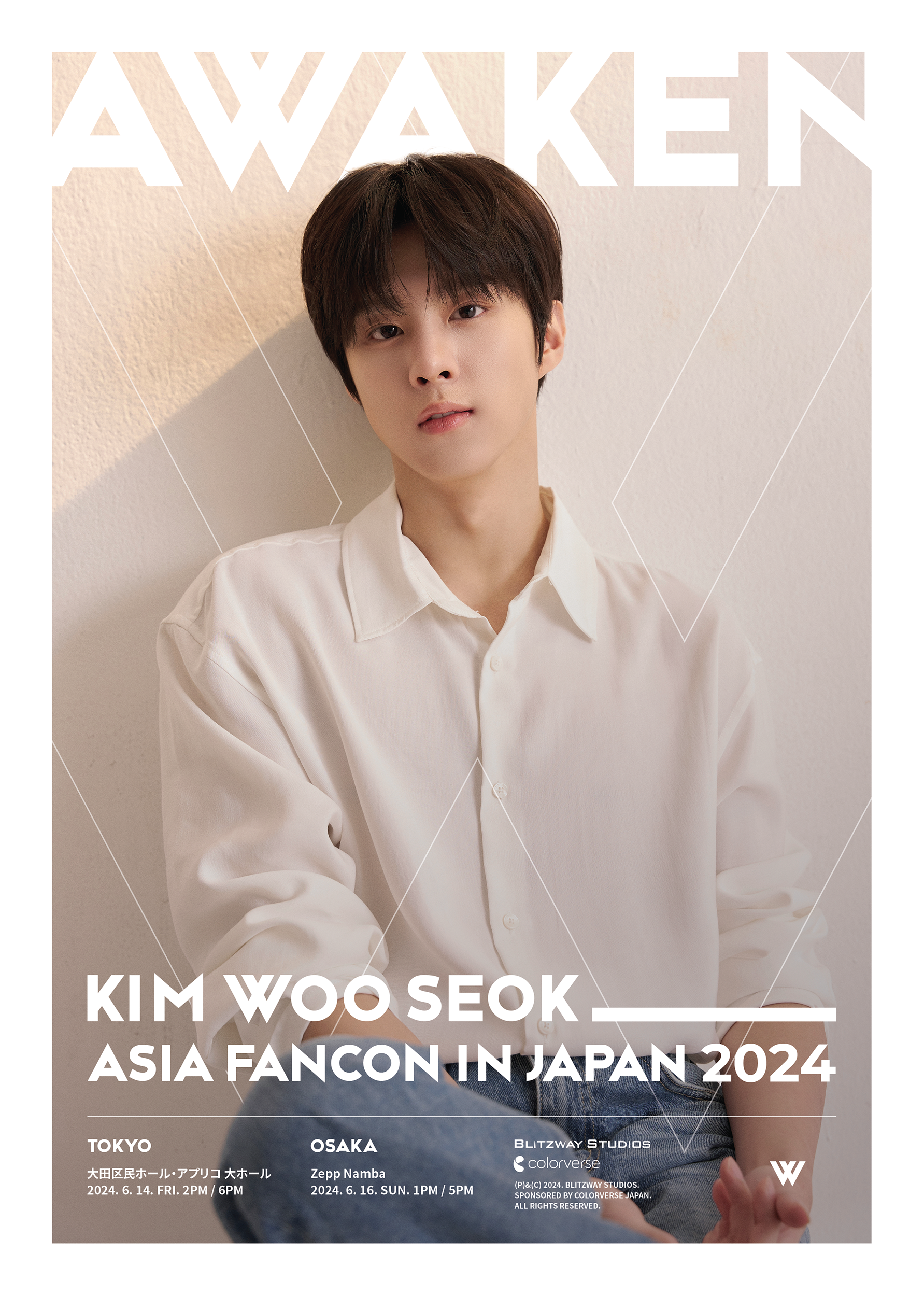 uKIM WOO SEOK ASIA FANCON IN JAPAN 2024 AWAKENvLEE\NA{ł̃t@RT[gJÌ