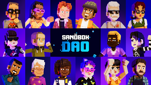 The SandboxDAO̗p@݂Ȃō肠郁^o[X̖