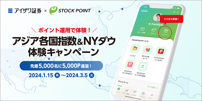 ACU،ASTOCK POINTƃ|Cg^pŋ