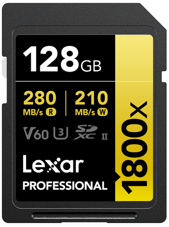 Lexar Professional 1800x SDXC UHS-IIJ[hGOLDV[Y Viixヂfĵm点