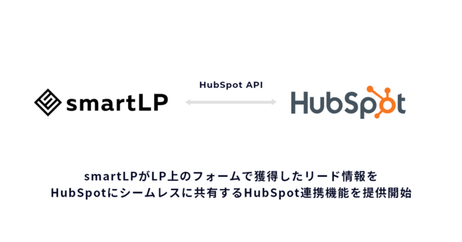 LP  HubSpot ȒPAgbm[R[h Web TCg^pvbgtH[usmartLPv HubSpot ƂAPIAg񋟊Jn