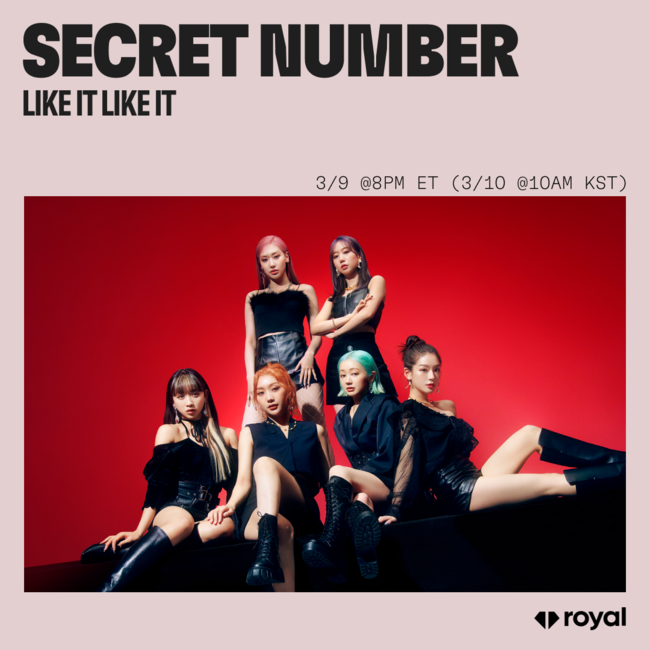 K-POP4̒ڊESECRET NUMBERAK-POPA[eBXg̉BThe ChainsmokersDiploȂǂQRoyalœ{fr[ȂNFT𑦃\[hAEg