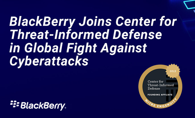 BlackBerryAMITRE Engenuity ^c Center for Threat-Informed Defense ɃS[hEeBAEAtBGCgƂĎQ