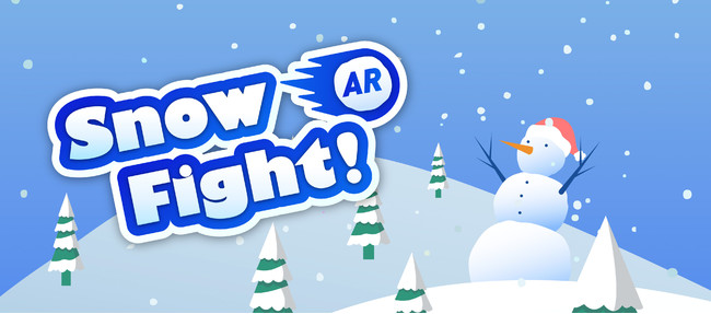 "Niantic Lightship Winter Challenge" ŗDGiɑI΂ꂽARፇQ[AvwSnowFight ARxApp StoreGoogle PlayŔzMJnI