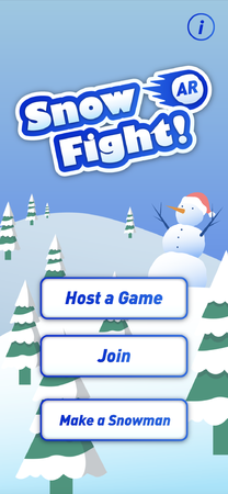 "Niantic Lightship Winter Challenge" ŗDGiɑI΂ꂽARፇQ[AvwSnowFight ARxApp StoreGoogle PlayŔzMJnI