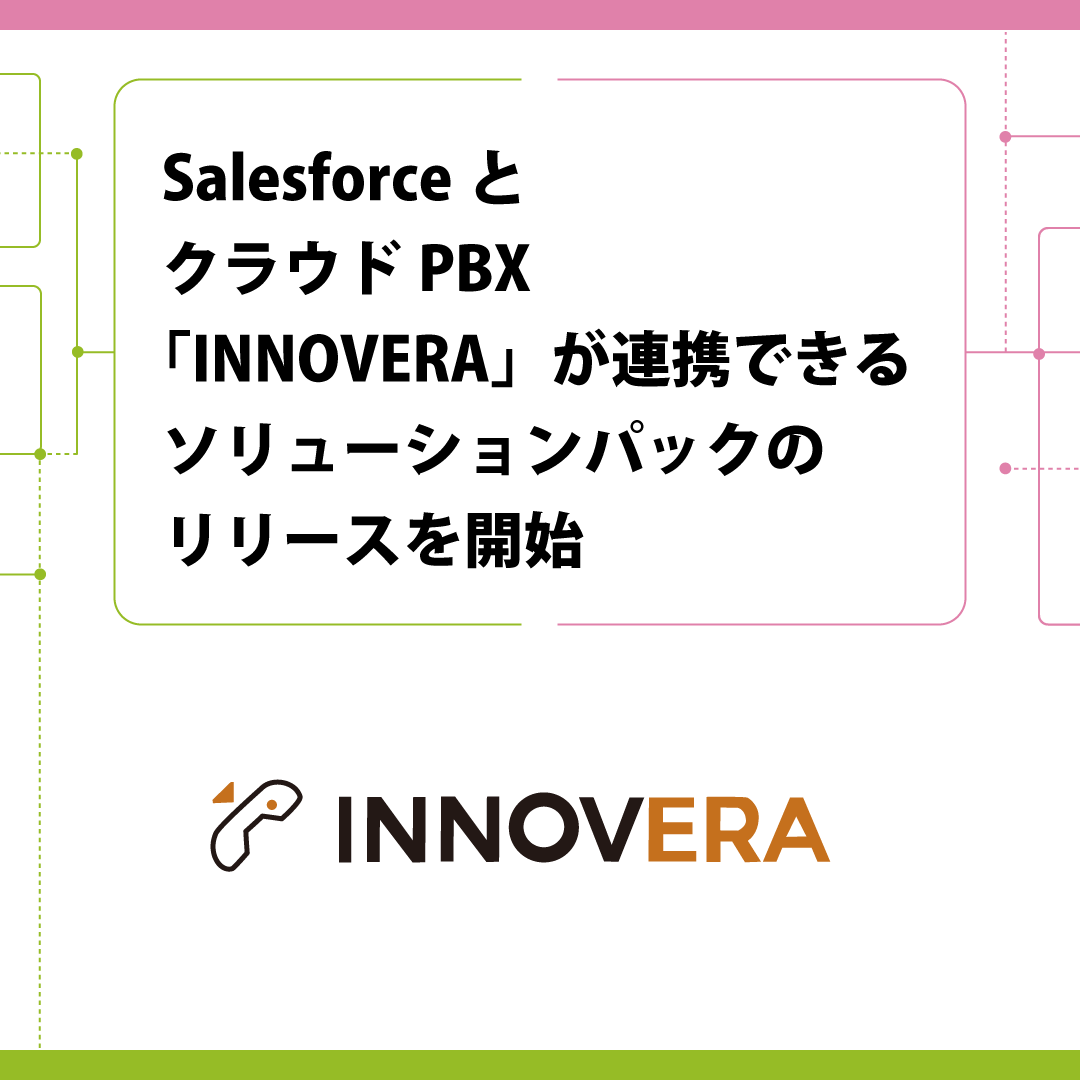 SalesforceƃNEhPBXuINNOVERAvAgł \[VpbÑ[XJn