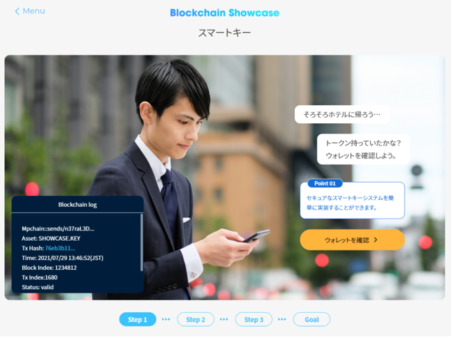 ubN`F[̊pЉfAvuBlockchain ShowcasevJ