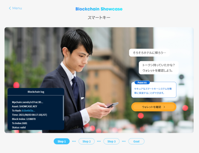 ubN`F[̊pЉfAvuBlockchain ShowcasevJ