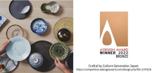 ۓIfUCRyeBVuAf Design Award & Competition 2022vɂāAaH̃TuXNvVT[rXuCRAFTALvuY܂