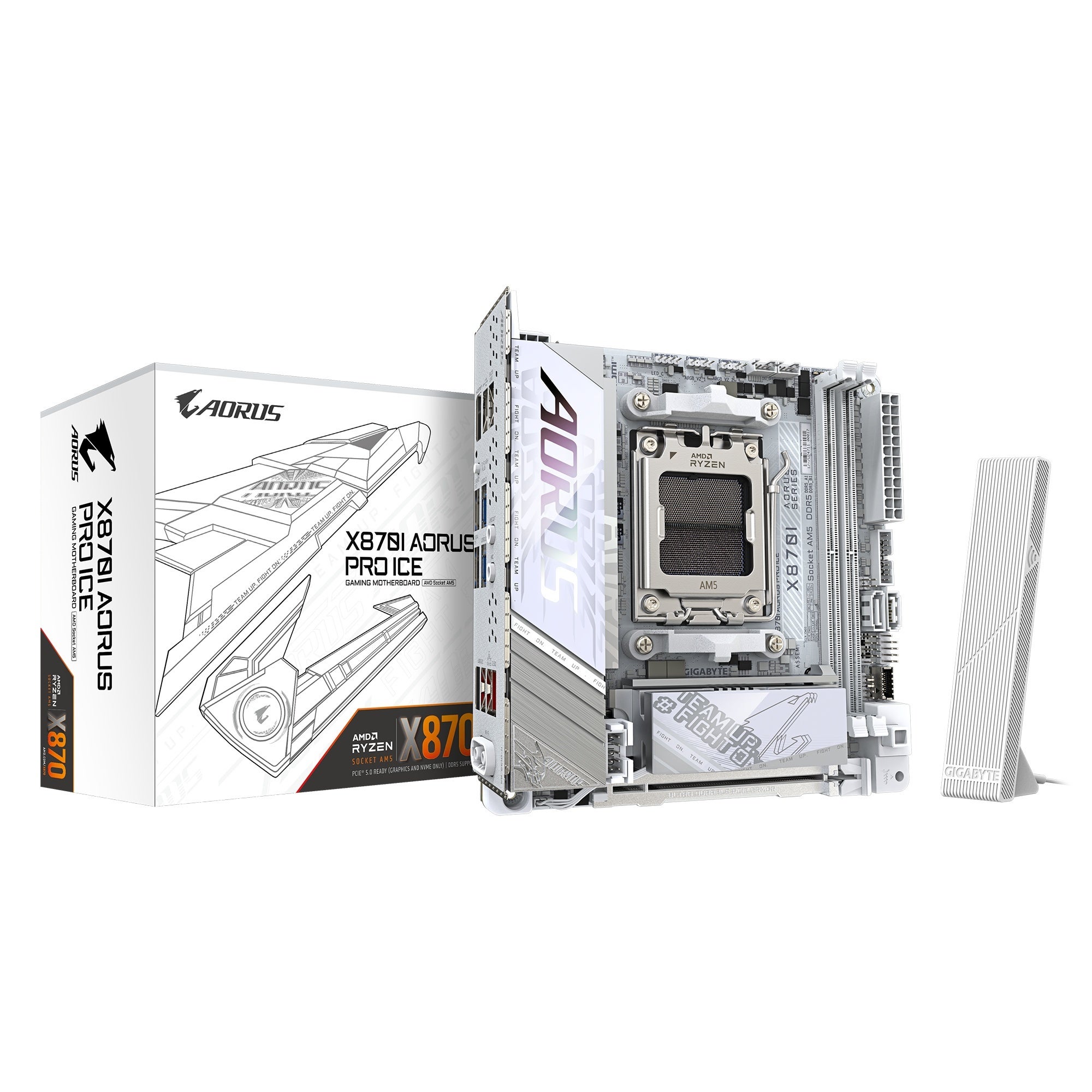 GIGABYTEAMD X870 `bvZbgAORUS V[Y Mini-ITX }U[{[huX870I AORUS PRO ICEv