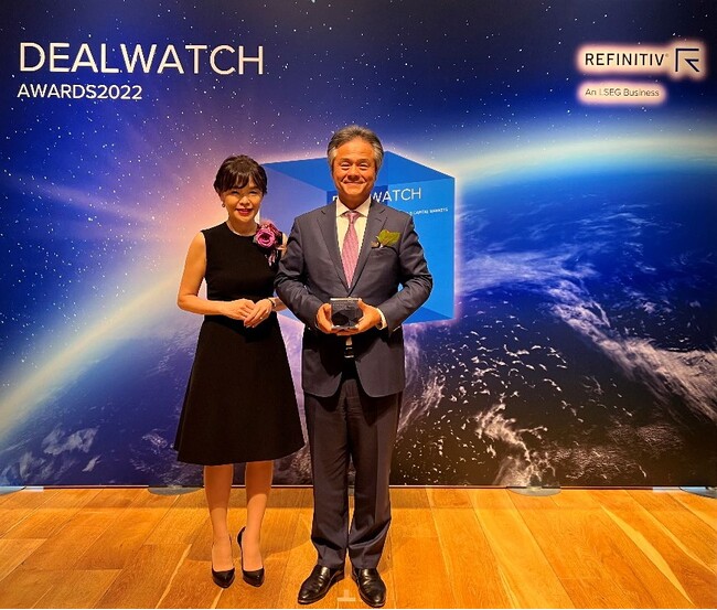 PlfBNXЁAuDEALWATCH AWARDS 2022v uInnovative Equity Deal of the Yearv