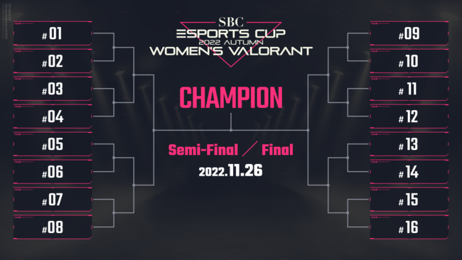 D܋200~VALORANTvC[uSBC esports CUP `2022 Autumn Womenfs VALORANT`vJÌI