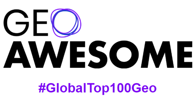 ۍqƂ́uGlobal Top 100 Geospatial Companies 2023vɑIo܂