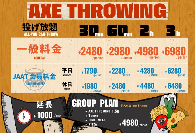 y{㗤Izo["THE AXE THROWING BAR"S֋XA2022N21ɃOhI[vI