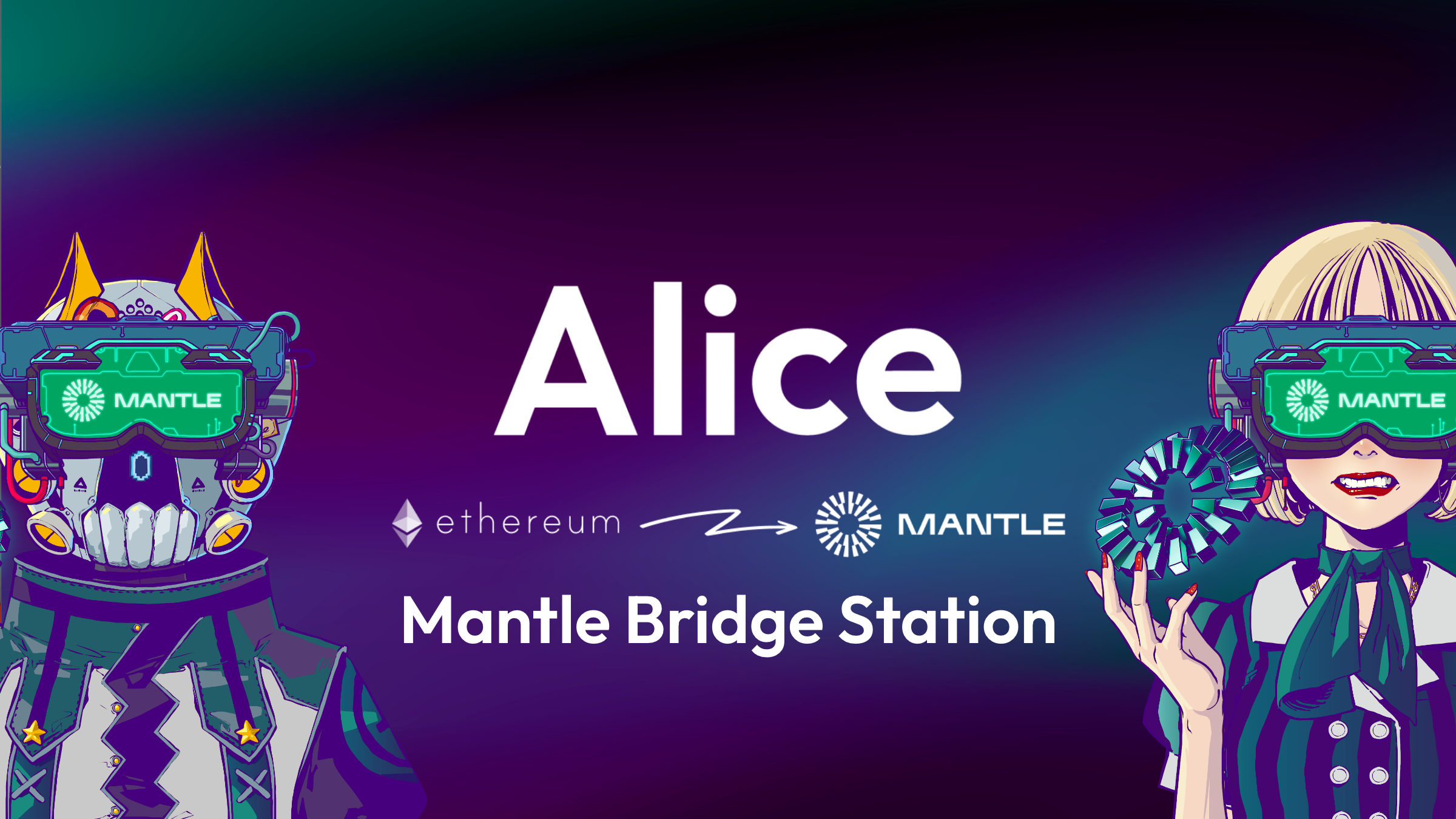 Slash FintechAuAlice Mantle Bridge Stationv[XIEthereumMantle NetworkAlice NFTubW\