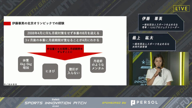 ƃX|[c̋/񔭐Mu1252vWFNgvForbes JAPANSPORTS INNOVATION PITCH2022ŃpCIjA܂܂܂B