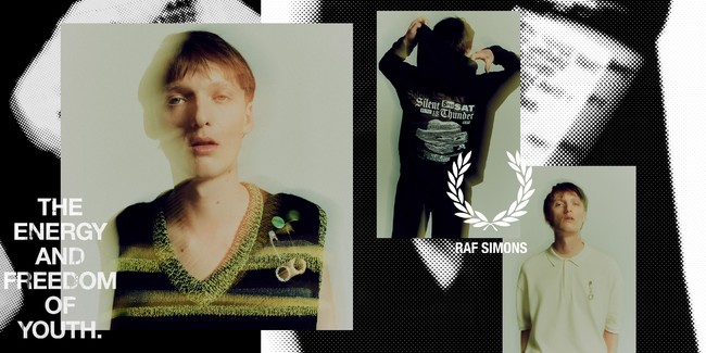 Fred Perry x Raf Simons GlMbVȃ[Xp[ƎRȃ[hɃCXpCAꂽR{[VACeoI