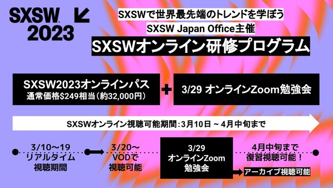 SXSW2023ICpXœ{ɂȂ琢EŐ[̃ghwԁIJapan OfficeɂuSXSWICCvOv̔̔Jn