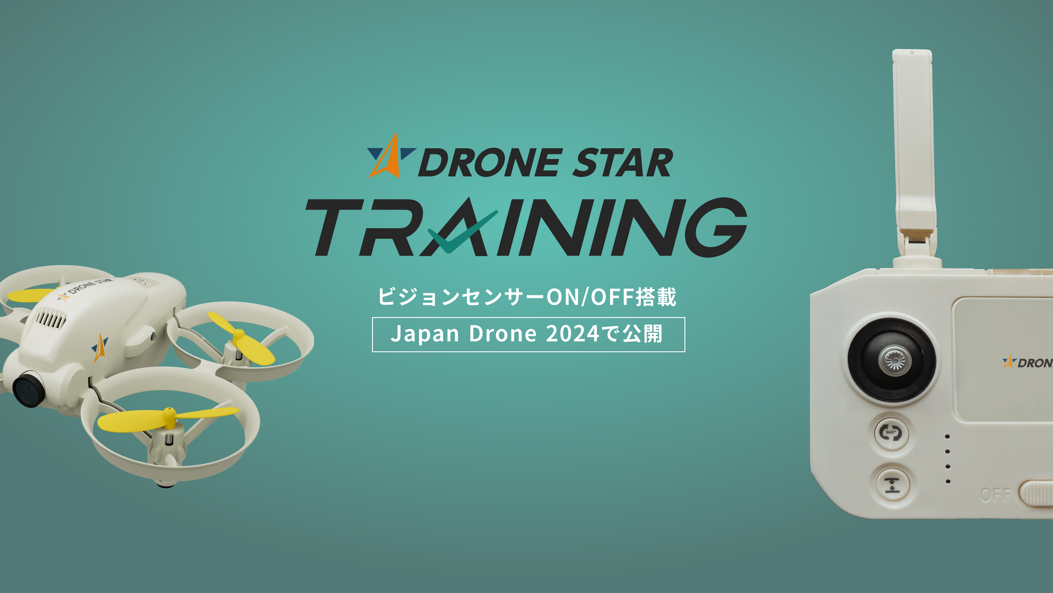 h[ƎiArWZT[ON/OFF@\ځAuDRONE STAR TRAININGv𔭕\`uJapan Drone 2024vɂĐsJv~ǍJ `