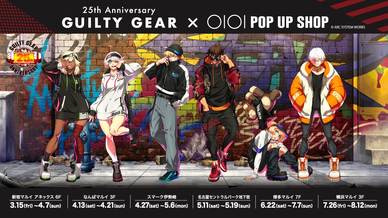 wuGUILTY GEAR(TM) v25N POP UP SHOP in }Cx 2024N315JÁI