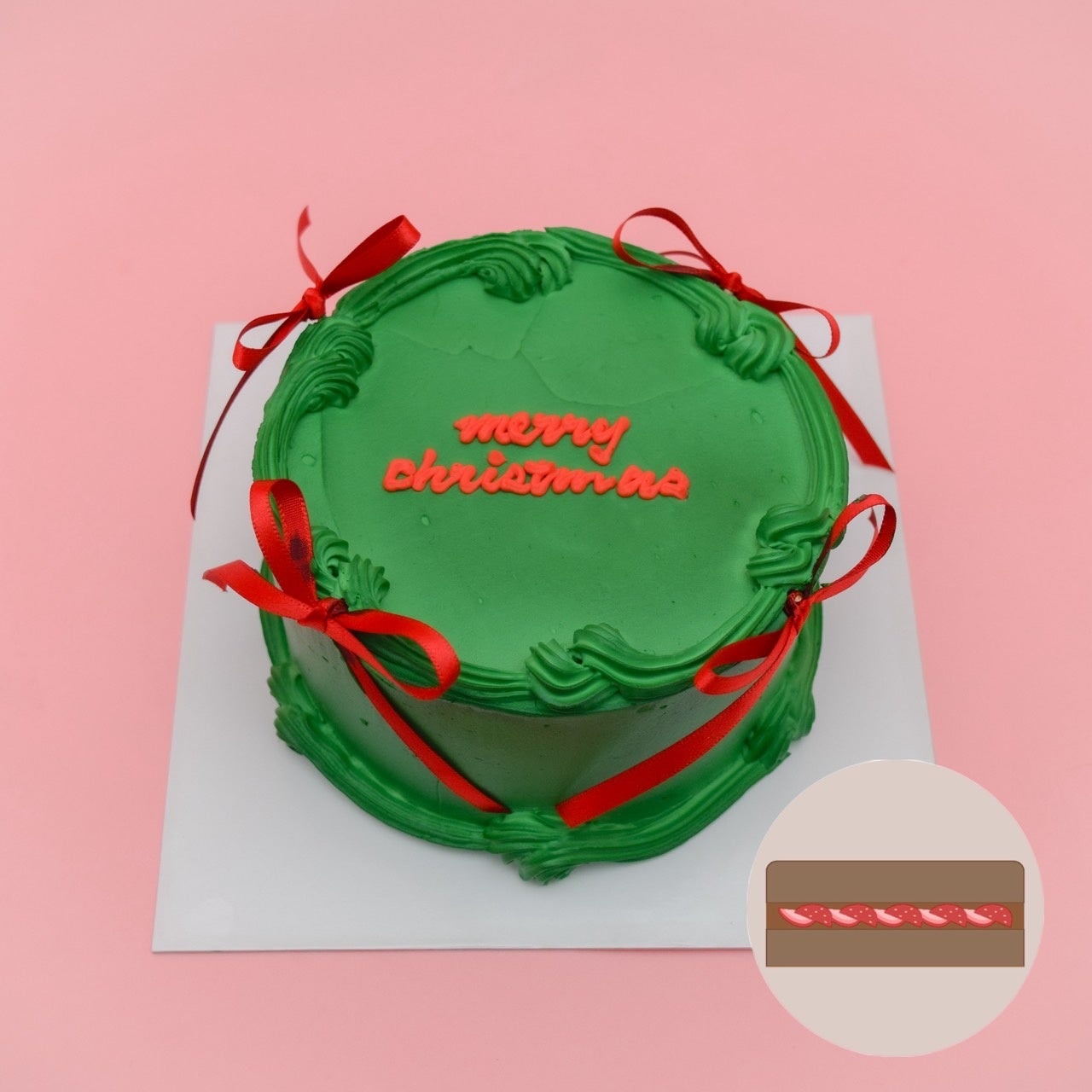 yCake with Christmas 2024zĂ킢AHׂĂghNX}XP[LoIX܎fUC̃P[Lʌ̔