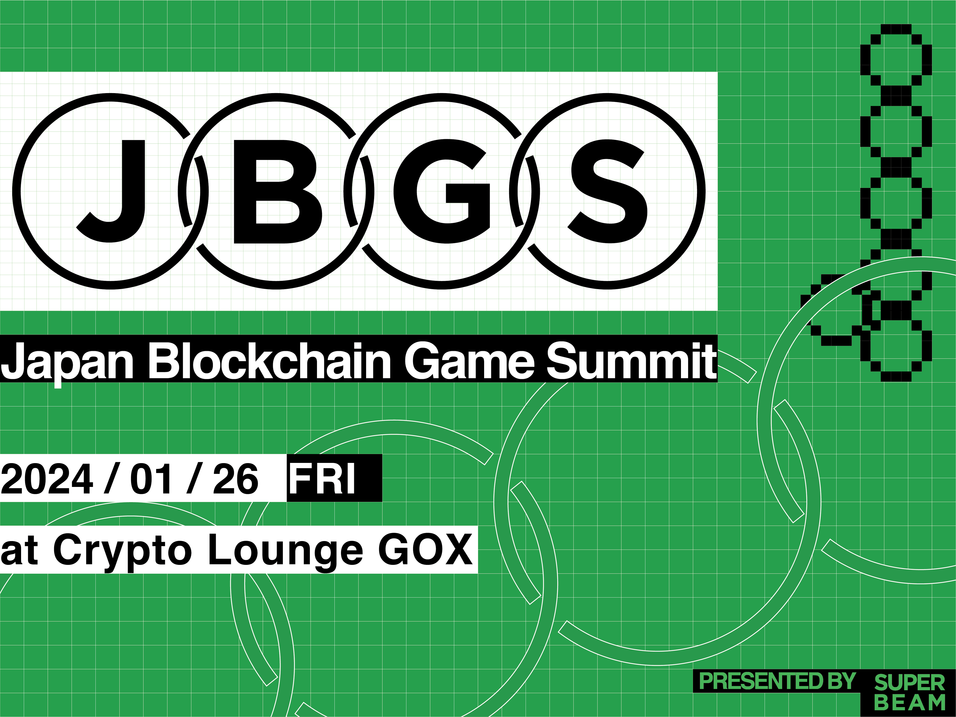 BCG̃gh͂ނƂłCxguJapan Blockchain Game Summit(JBGS)ṽICzMRATELS