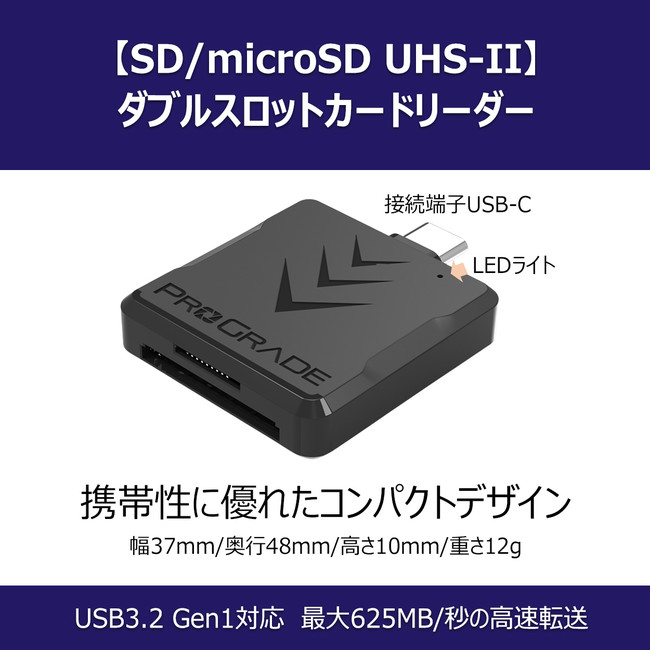 UHS-IIΉSD/microSD_uXbgJ[h[_[𔭔