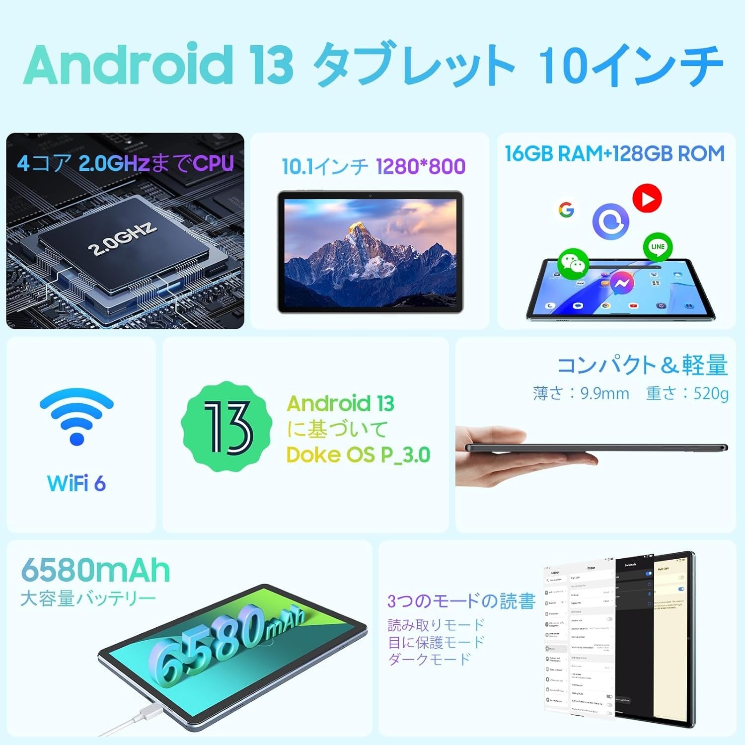 lC^ubguBlackview Tab 70 WiFiv30%ItIAmazonZ[{(12/31܂)10.1C`/HD+/16GB RAM/128GBXg[W/Android13