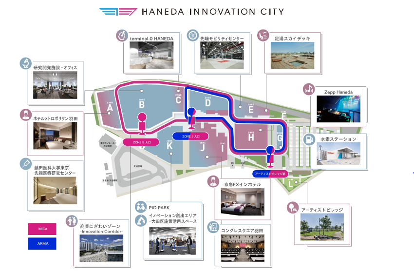 uHANEDA INNOVATION CITY(R)vŎ^]EVuMiCav̒ʔN^sJn