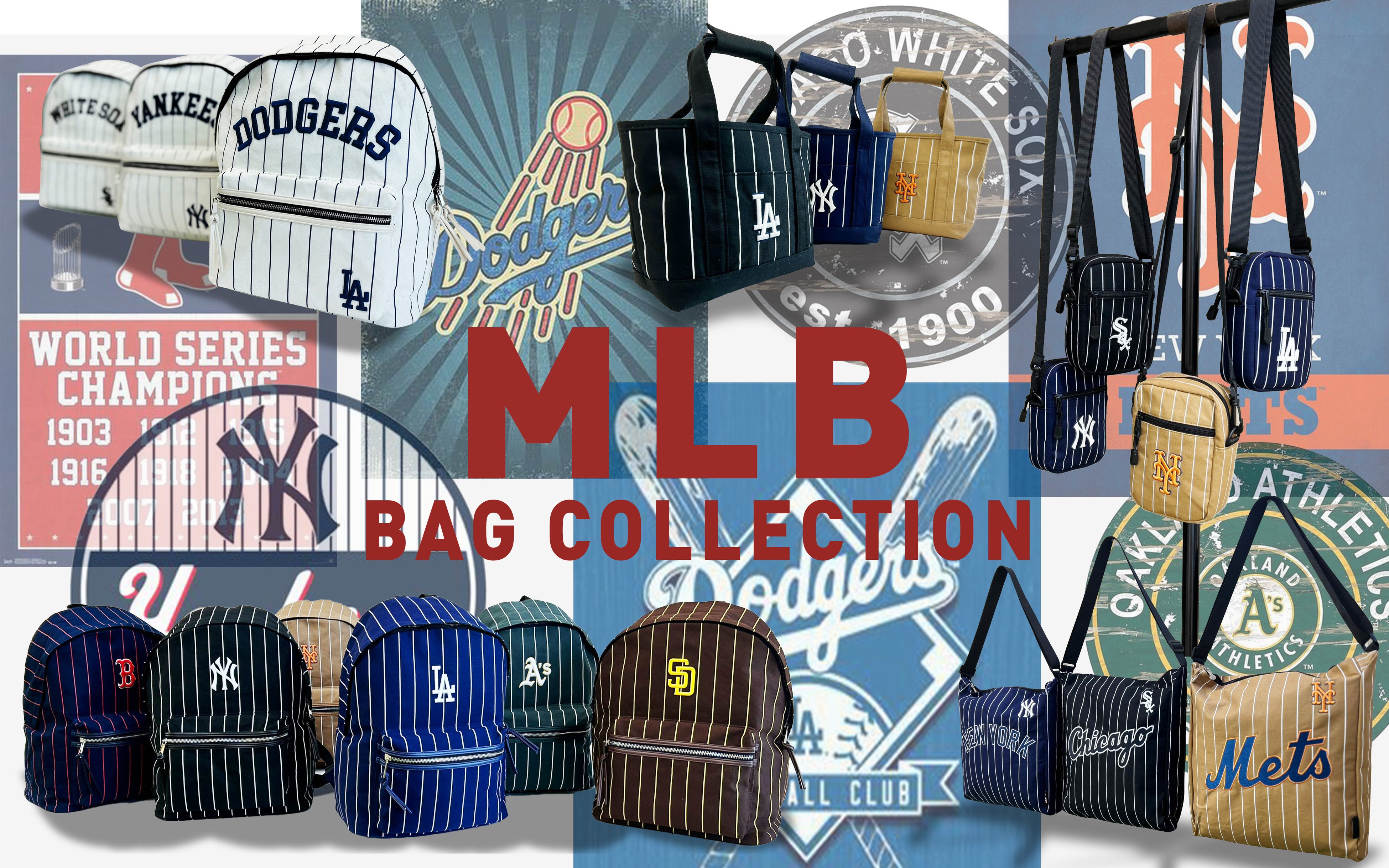 yMajor League Baseball Logo Bag CollectionzC[JO[vĂhAJBe[WoExclusiveRNVh 𔭔II