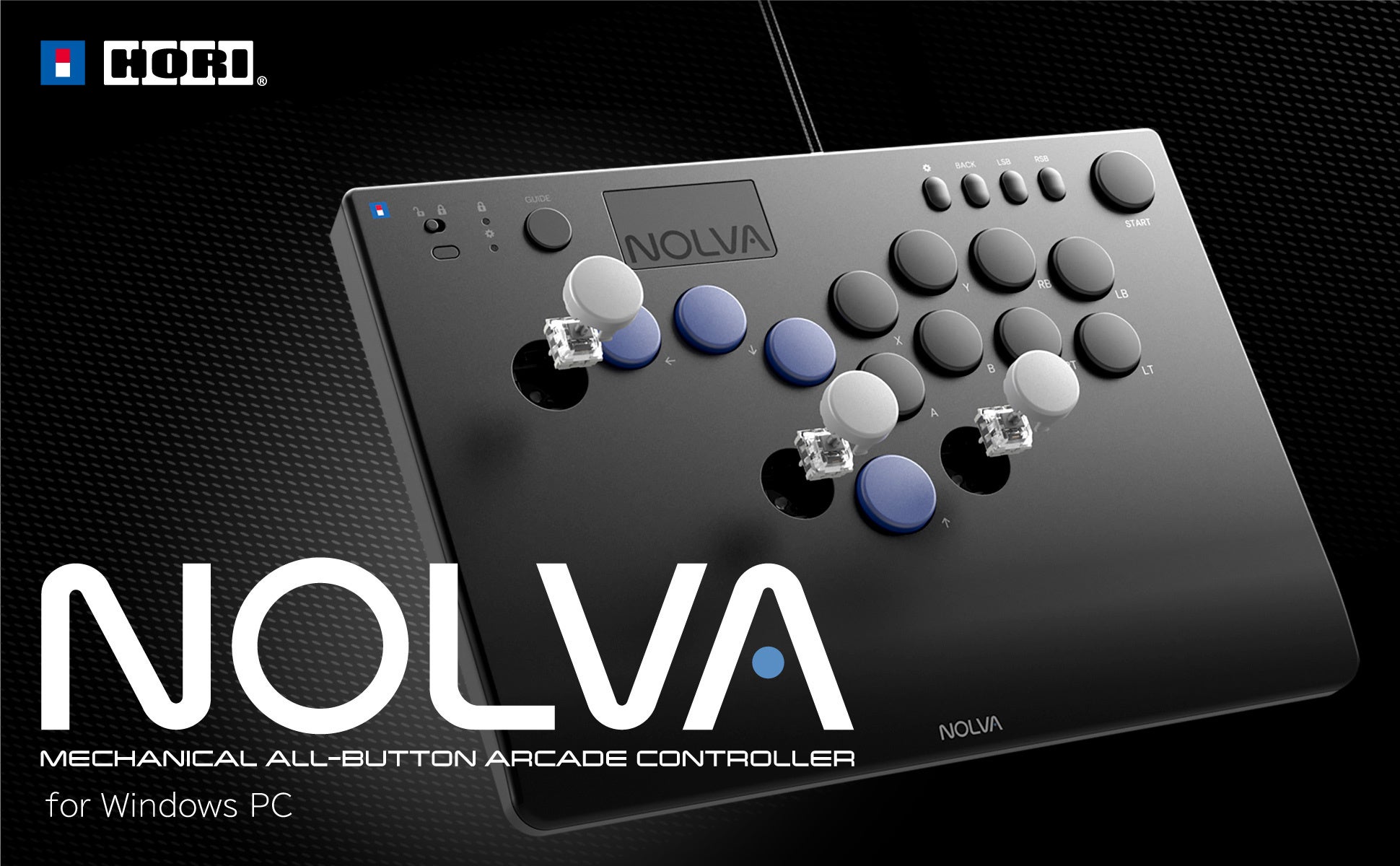 NOLVA Mechanical All-Button Arcade Controller for Windows PC y{̔pz