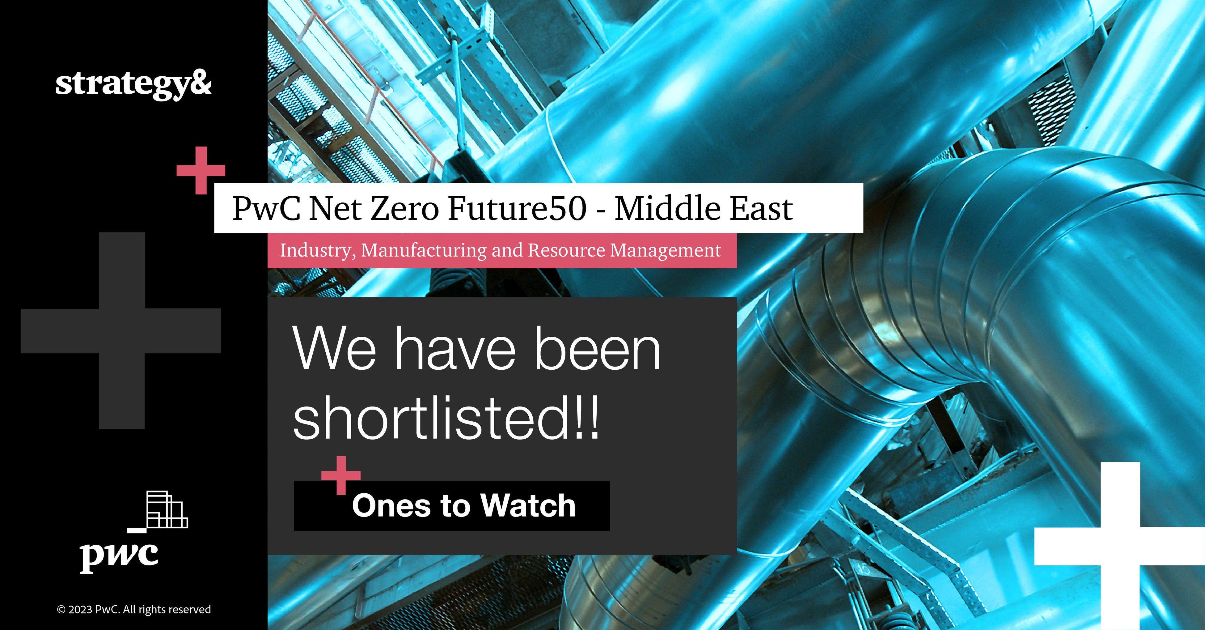 SPACECOOLЂnɂIȋCebNLX^[gAbvƂƂāuPwC Net Zero Future50 - Middle EastvɑI肳܂